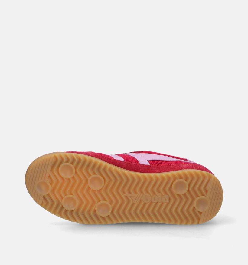 Gola Tornado CLB623 Baskets en Rouge pour femmes (345110) - pour semelles orthopédiques