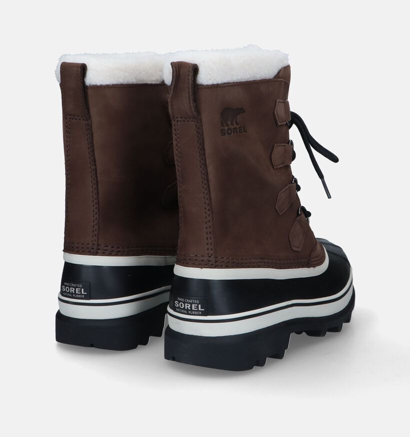 Sorel Caribou Bruine Waterdichte Snowboots voor heren (332182)