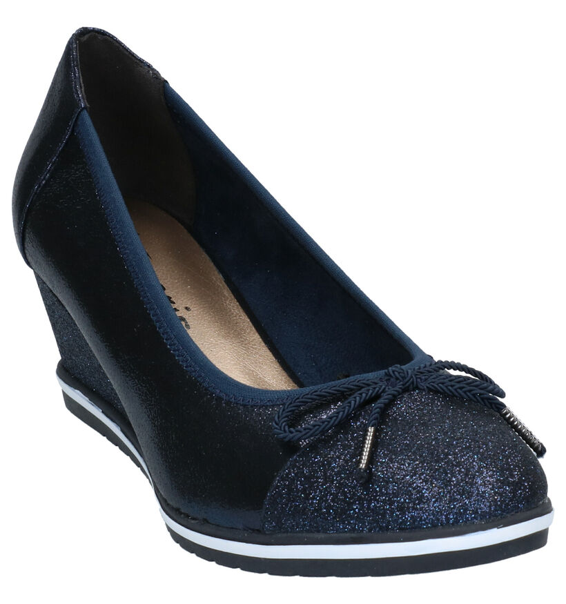 Tamaris Escarpins classique en Bleu foncé en simili cuir (270211)