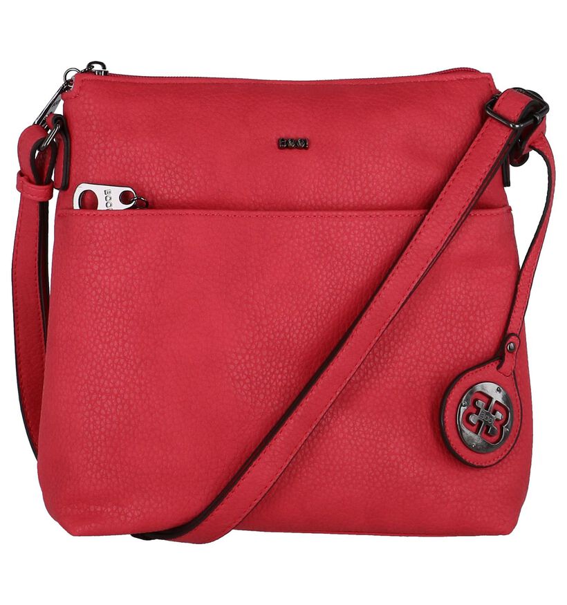 Koraalrode Crossbody Tas BOO! Brava in kunstleer (245919)