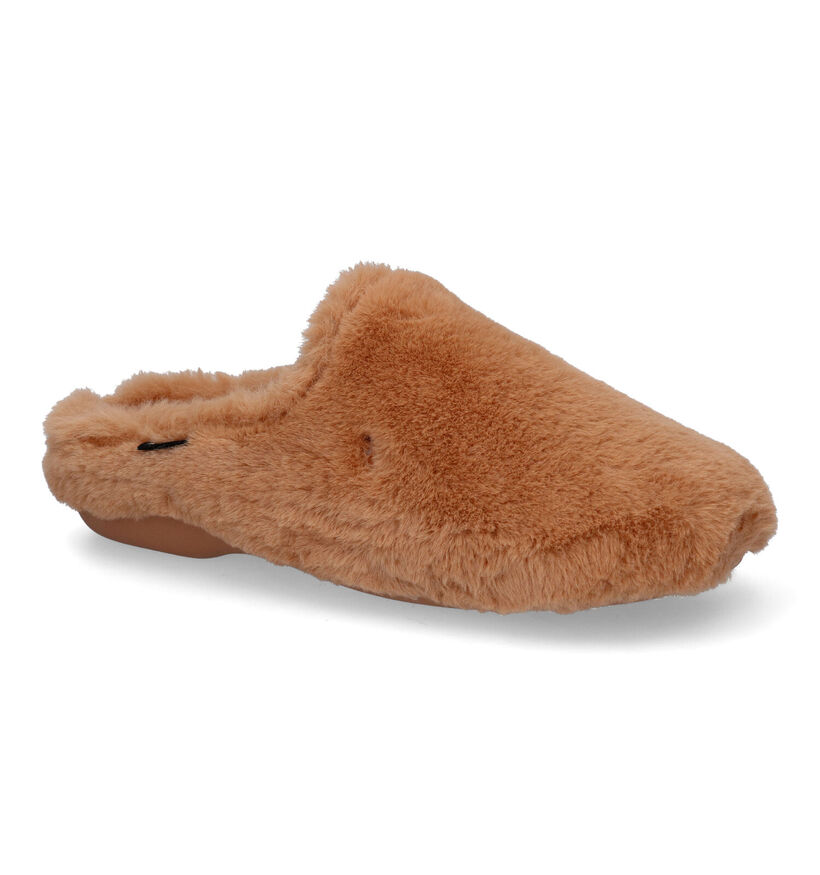 Scapa Pantoufles ouvertes en Taupe pour femmes (317044)