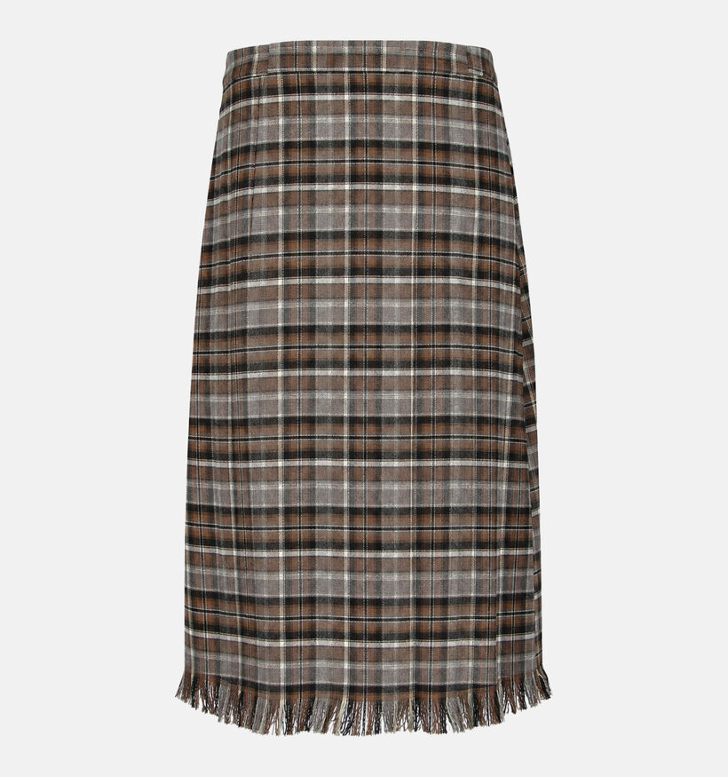 Orfeo Whitney Bruine Geruite Rok voor dames (381653)