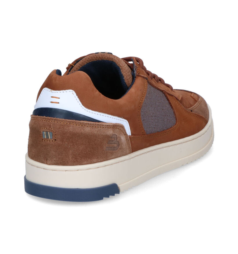 Bullboxer Chaussures à lacets en Cognac pour hommes (305746) - pour semelles orthopédiques