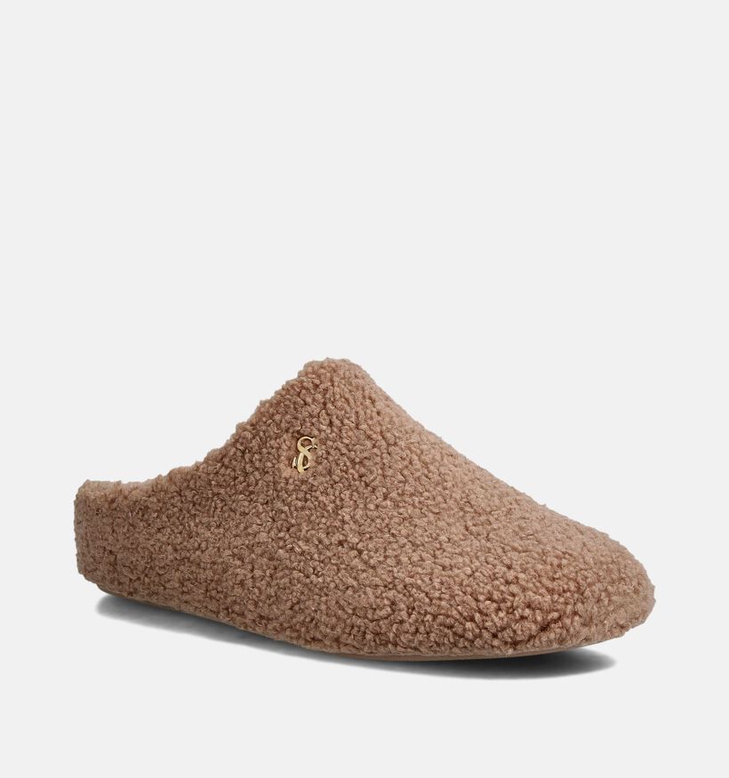 Scapa Pantoufles ouvertes en Marron pour femmes (364020) - pour semelles orthopédiques