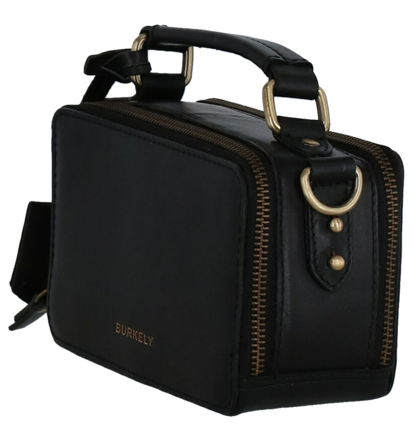 Burkely Edgy Eden Crossbodytas Zwart in leer (260932)