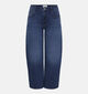 ONLY Carmakoma Snow High-Waisted Donkerblauwe Barrel Jeans voor dames (381912)