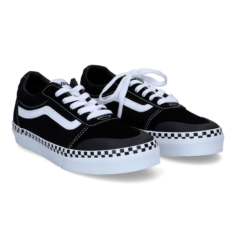 Vans Ward Baskets en Noir pour garçons (312303)