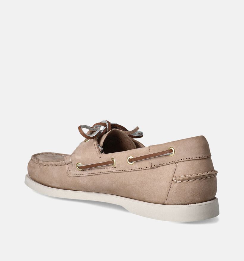 Sebago Dockside Portland Nubuck Beige Docksides voor heren (353741)