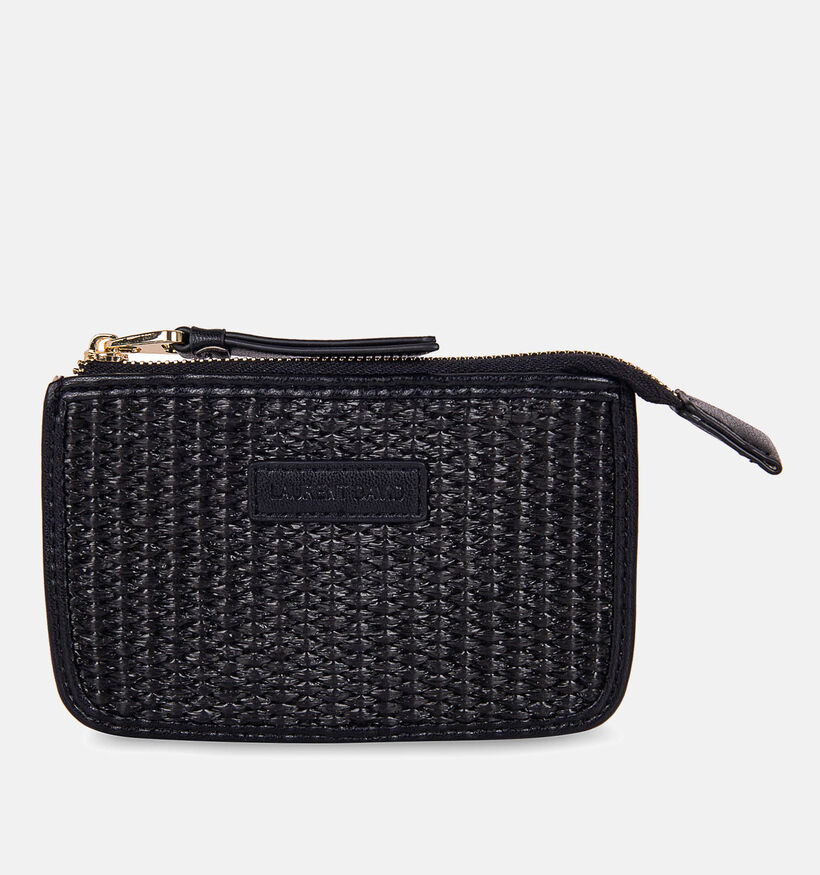 Laurent David Kleine Ritsportemonnee Zwart voor dames (373951)