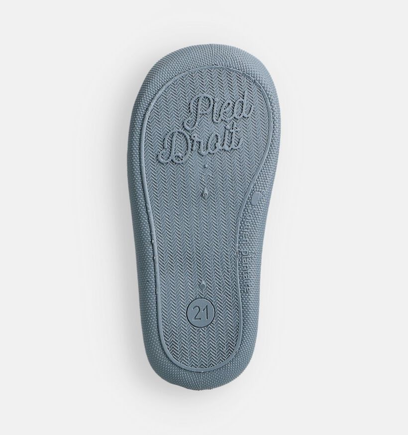 Milo & Mila Pantoufles en Gris pour filles, garçons (364926) - pour semelles orthopédiques
