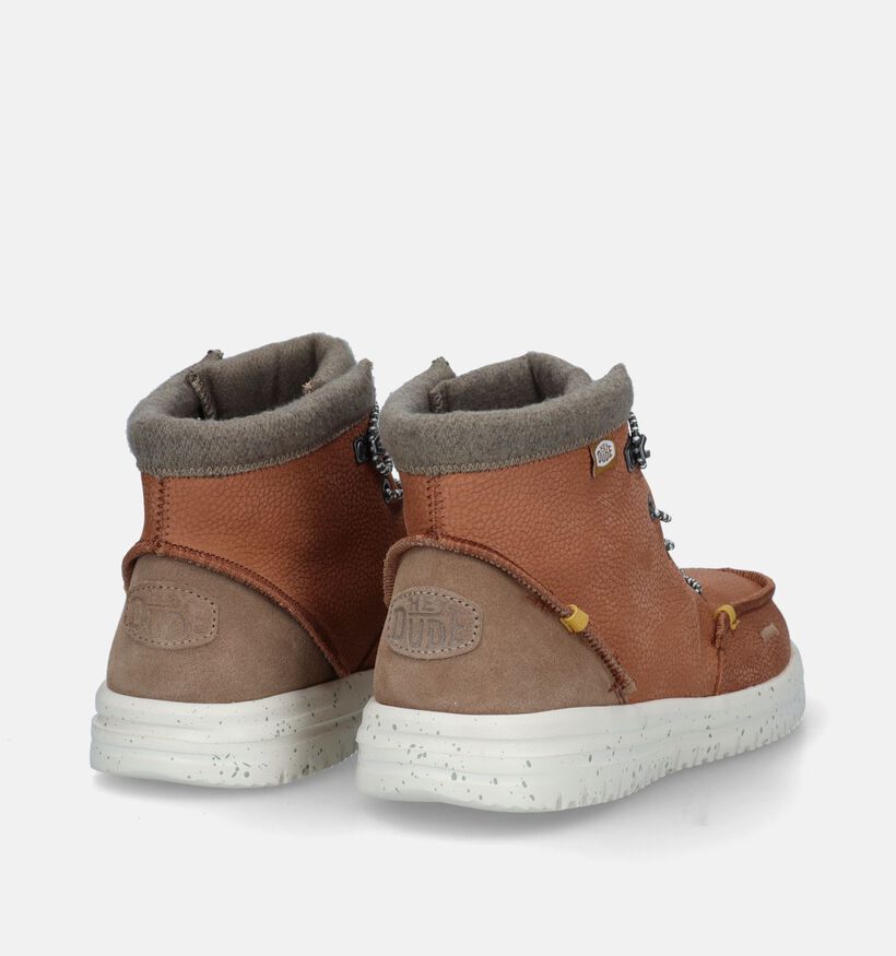 HEYDUDE Bradlet Bruine Boots voor heren (330192) - geschikt voor steunzolen