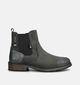 Mustang Bottines Chelsea en Gris pour hommes (364218)