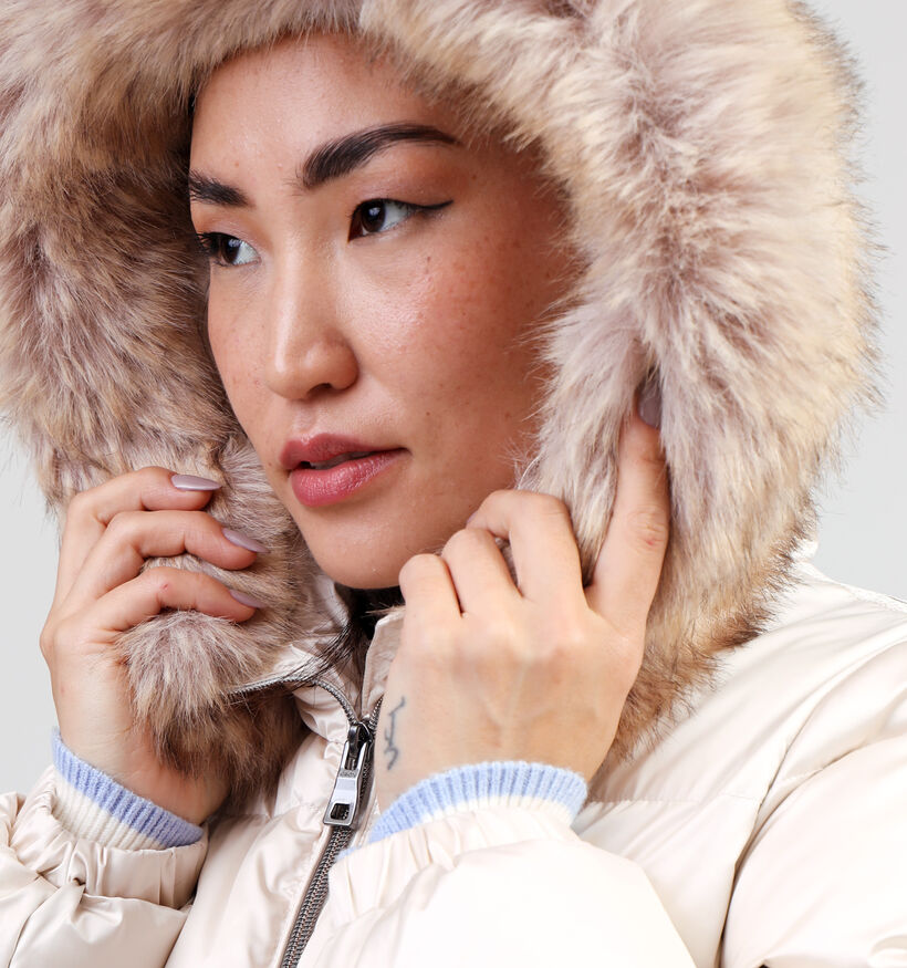 Geox Manteau long avec capuchon en Noir pour femmes (347792)