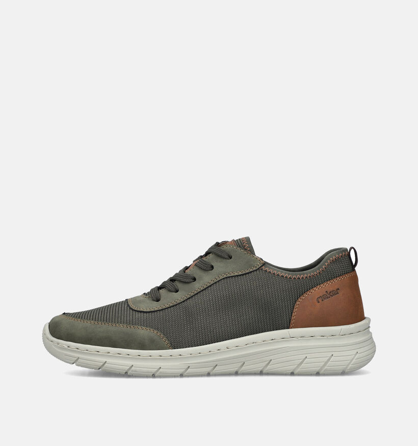 Rieker Chaussures à lacets en Vert kaki pour hommes (355126)