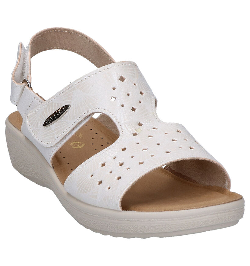 Fly Flot Ecru Sandalen in kunstleer (273026)