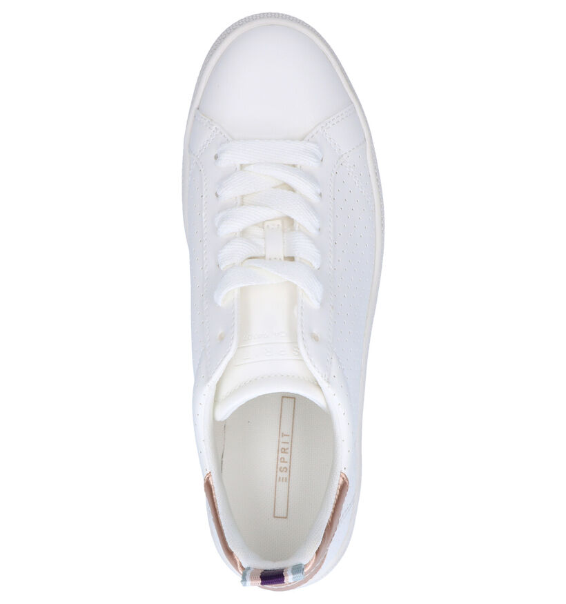 Esprit Chaussures à lacets en Blanc en simili cuir (275607)