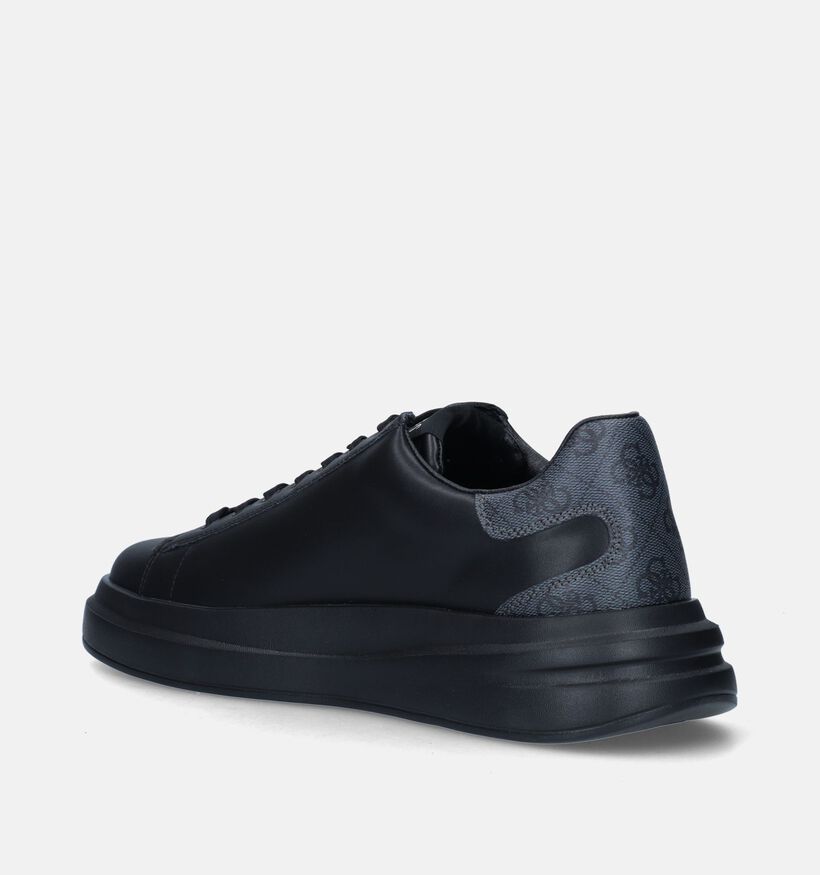 Guess Elba Zwarte Veterschoenen voor heren (343193) - geschikt voor steunzolen
