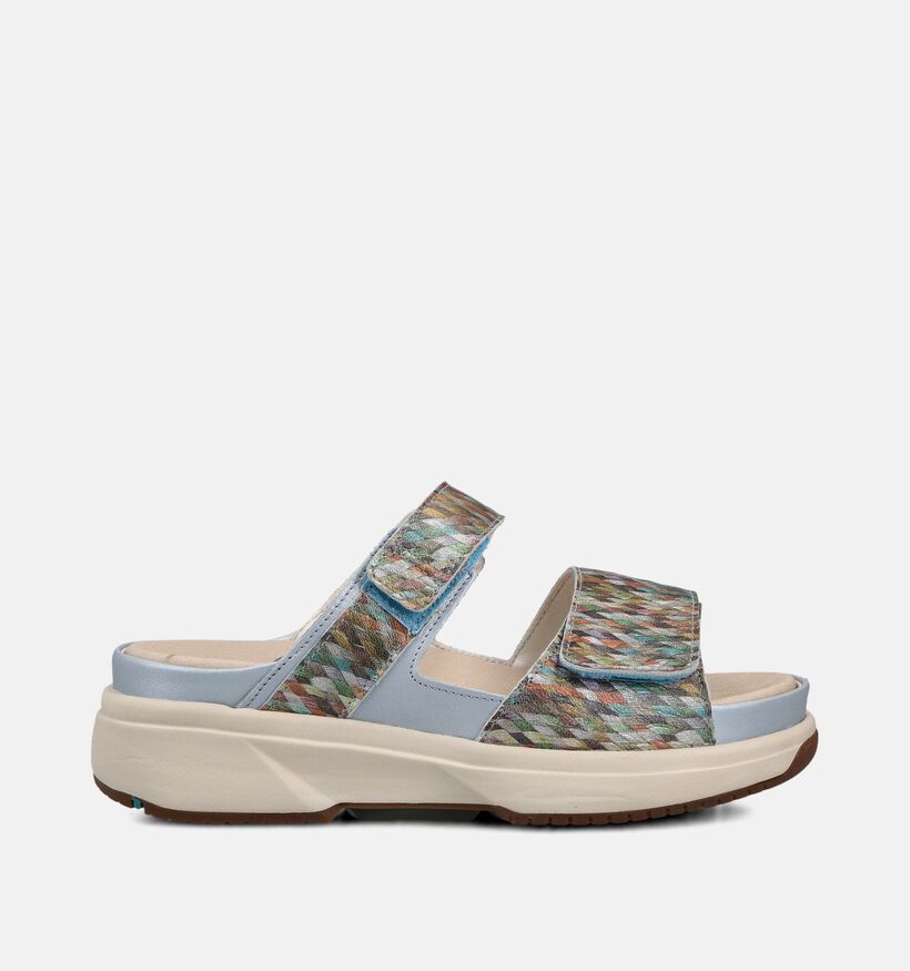 Xsensible Tobago Lichtblauwe/Multi Slippers voor steunzolen voor dames (373010) - geschikt voor steunzolen