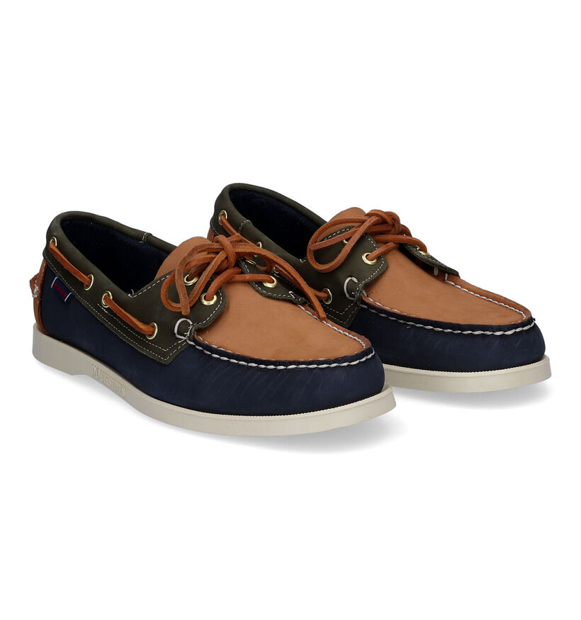 Sebago Dockside Portland Spinnaker Blauwe Bootschoenen voor heren (336835)