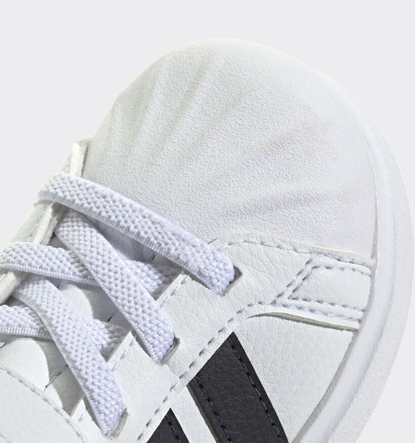 adidas Streettalk EL I Baskets basses en Blanc pour gar&ccedil;ons (372789)