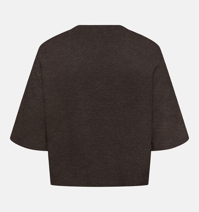 ONLY Carmakoma Simoni Donkerbruine Trui voor dames (378400)