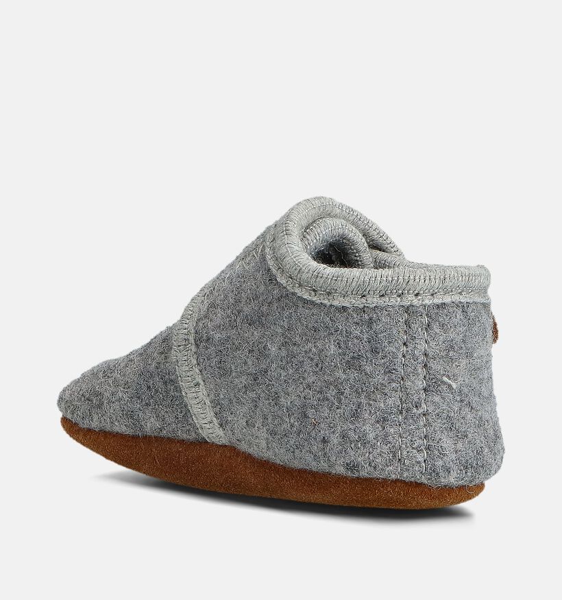 Enfant Grey Melange Lichtgrijze Babypantoffels voor meisjes, jongens (379545)