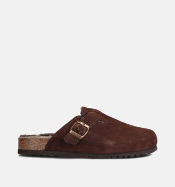Scholl Pantoufles Noir/Marron/Vert