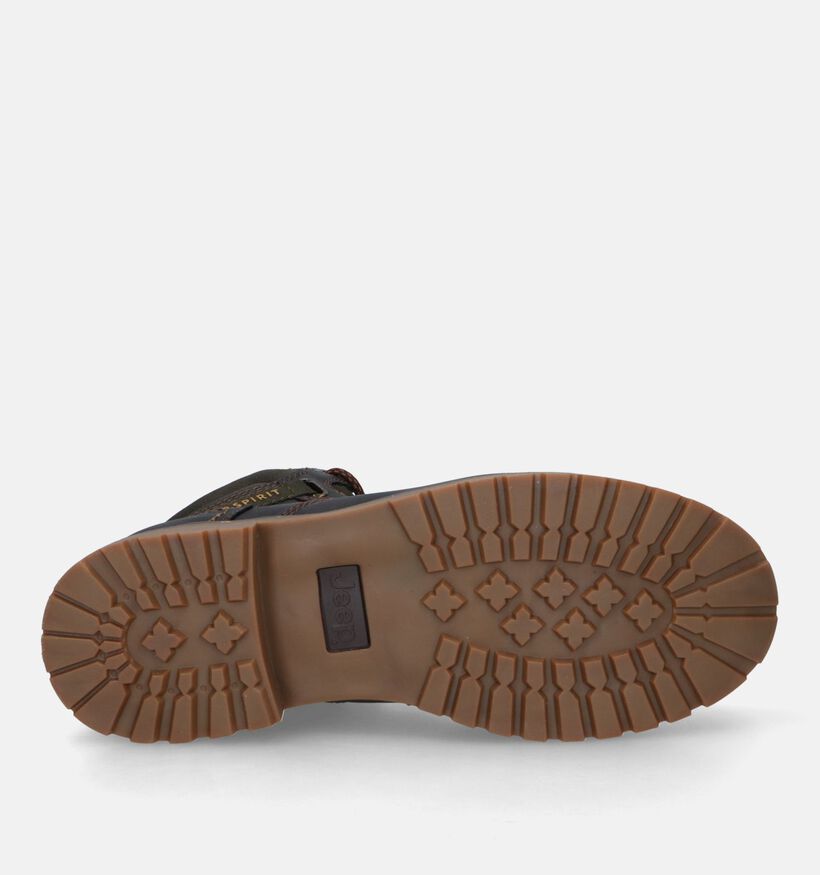 Jeep Indiana Bruine Bottines voor heren (330962) - geschikt voor steunzolen