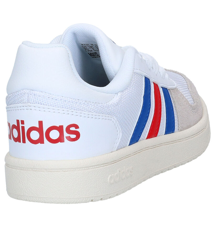 adidas Hoops Witte Sneakers in kunstleer (290786)