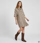 Vila Myra Bruine Midi Kleedje voor dames (382054)