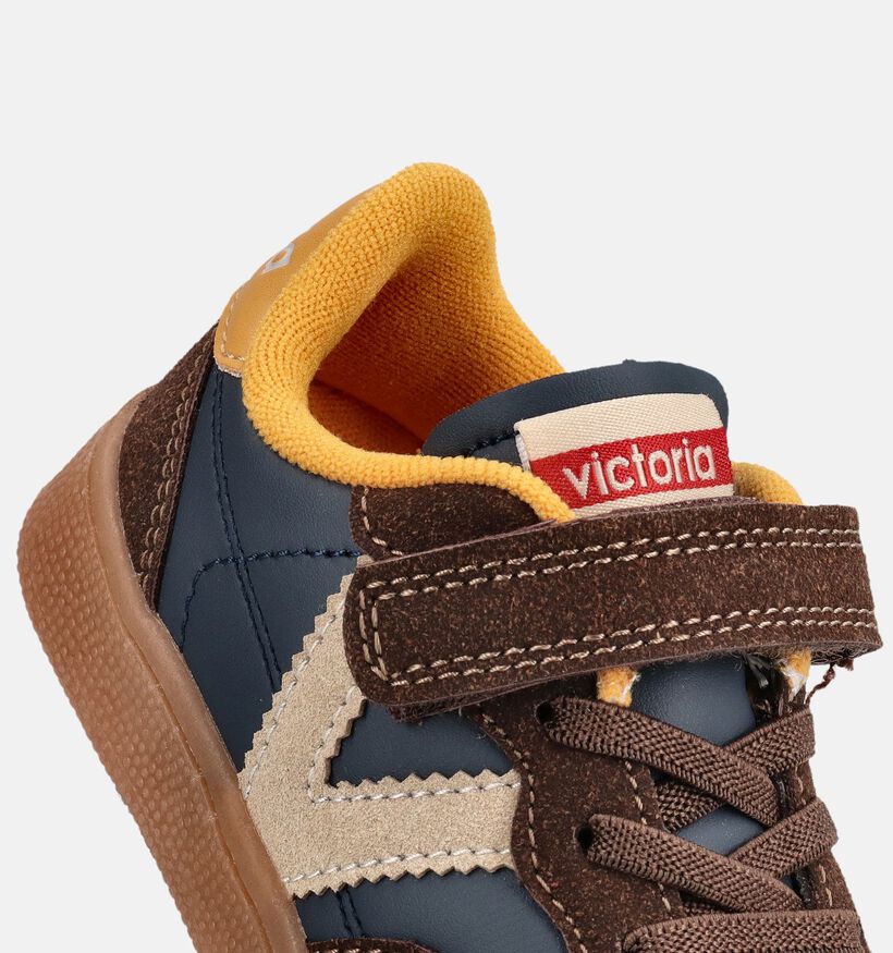 Victoria Baskets basses en Brun fonc&eacute; pour femmes (379095) - pour semelles orthop&eacute;diques