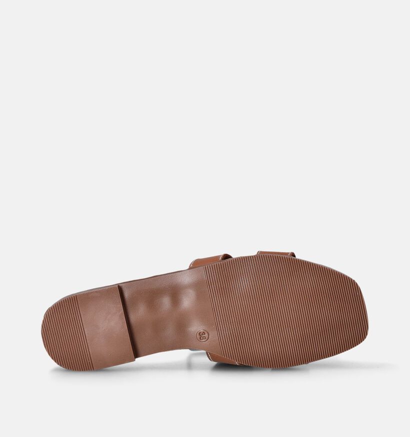 Oh My Sandals Cognac Platte Slippers voor dames (356199)