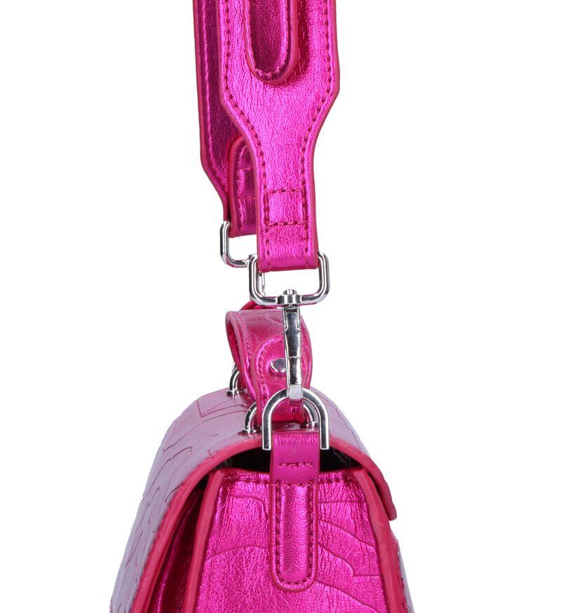 Hvisk Renei Shinny Structure Fuchsia Handtas voor dames (329094)