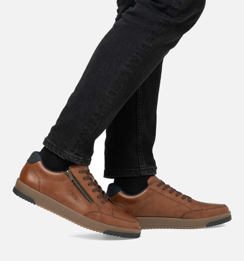 Rieker Bruine Veterschoenen voor heren (344387)