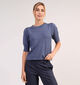 Vila Blauwe Trui Halflange Mouwen voor dames (361594)