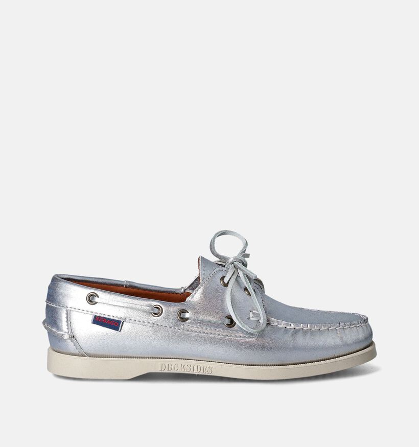 Sebago Portland Chaussures bateau en Argent pour femmes (353693)