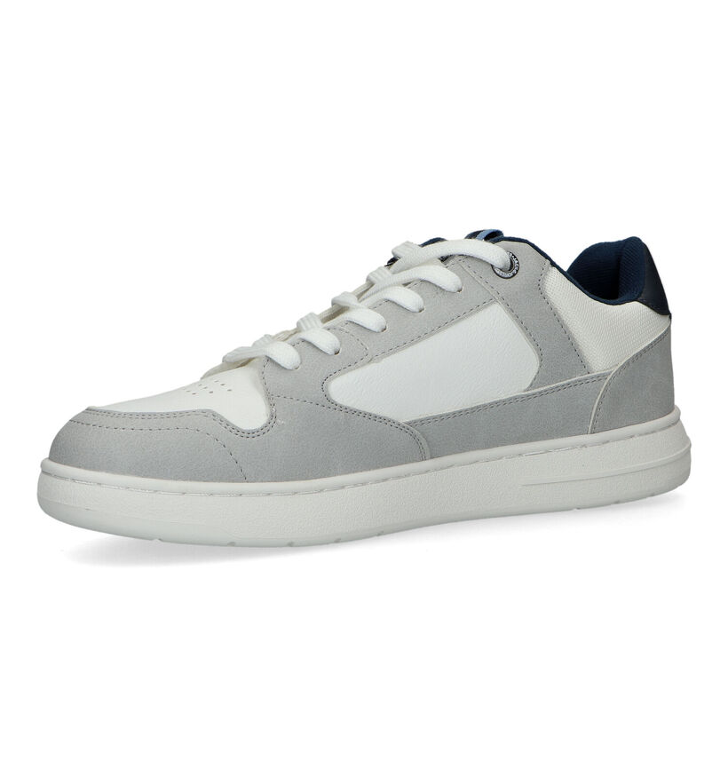 Jack & Jones Heath Pu Baskets en Blanc pour hommes (321028) - pour semelles orthopédiques