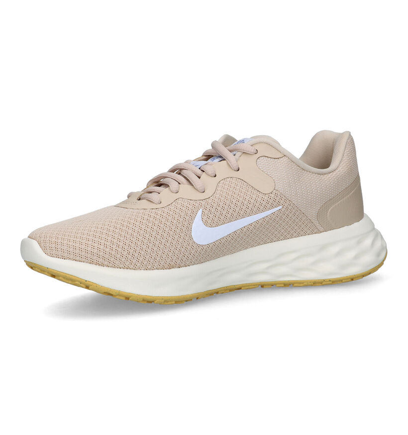 Nike Revolution 6 Witte Sneakers in stof (319203)