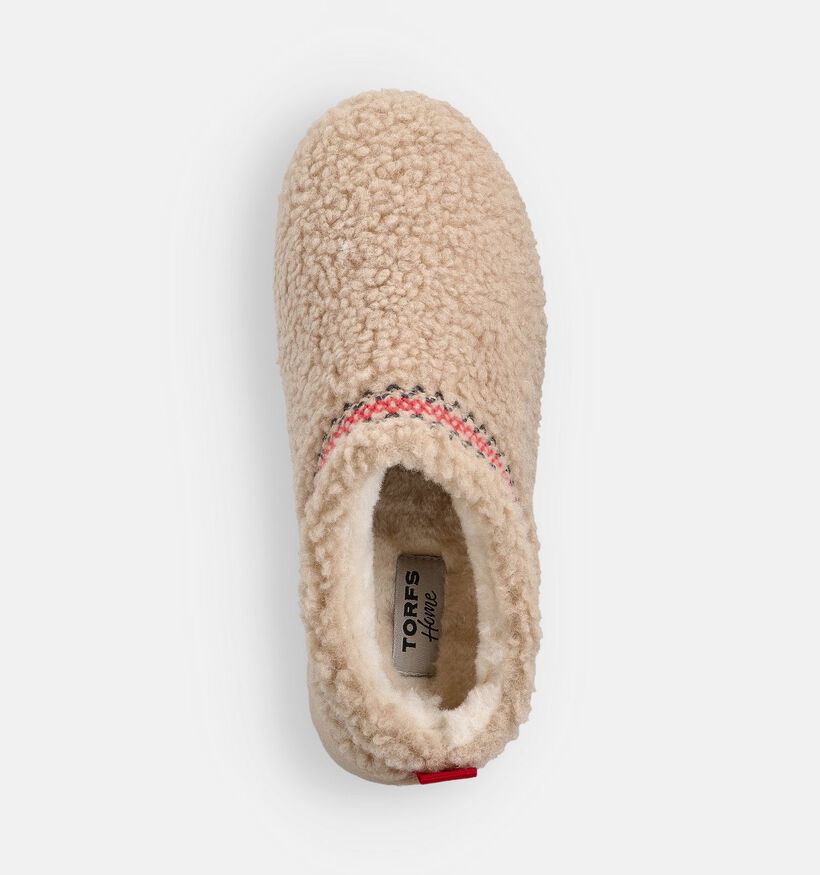 Torfs Home Beige Teddy Pantoffels voor dames (364864)