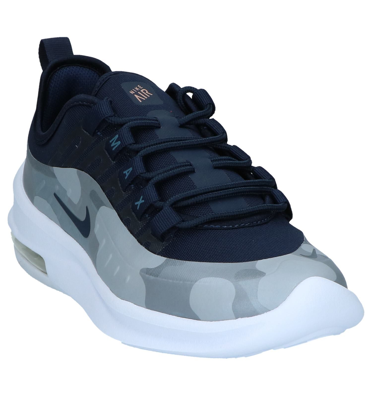 Camouflage Blauwe Sneakers Nike Air Max Axis Pre Dames Sneakers Online op TORFS.BE