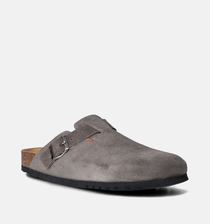 Scholl Olivier New Grijze Slippers voor heren (357581)