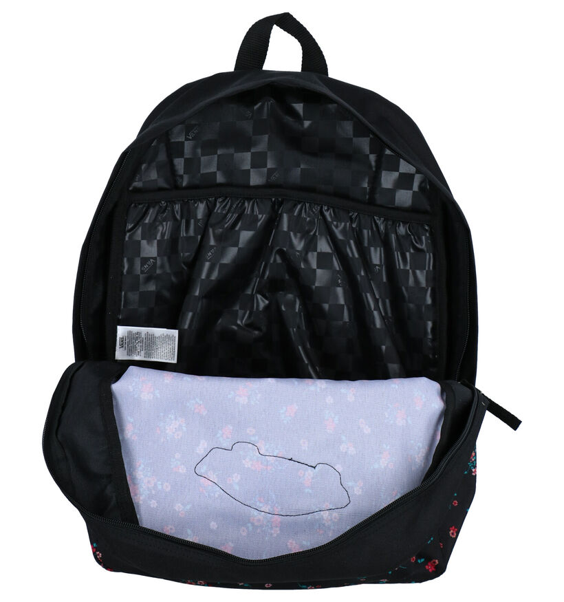 Vans Realm Backpack Zwarte Rugzak in stof (302913)