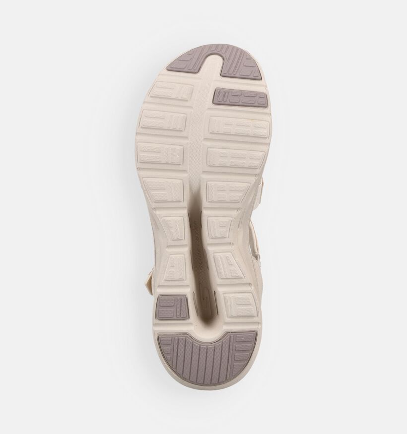 Skechers Go Walk Glide-Step 2.0 Ella Sandales en Ecru pour femmes (371241)