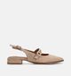 Tango Lesia Ballerines Slingback en Beige pour femmes (375550)