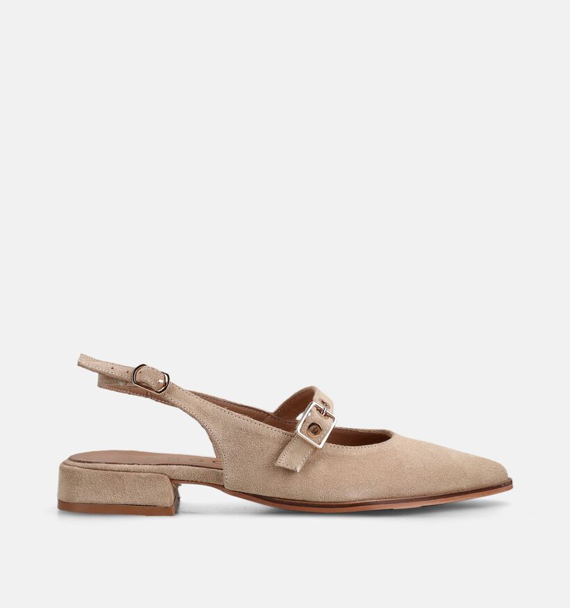 Tango Lesia Ballerines Slingback en Beige pour femmes (375550)