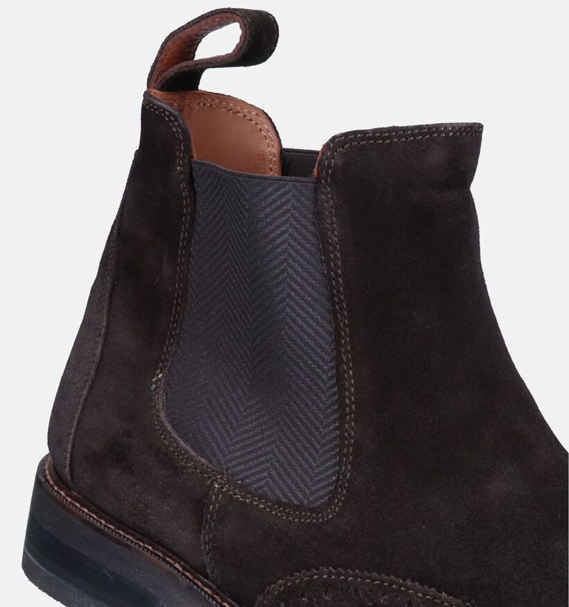 Ambiorix Frascati Bruine Chelsea Boots voor heren (331370) - geschikt voor steunzolen
