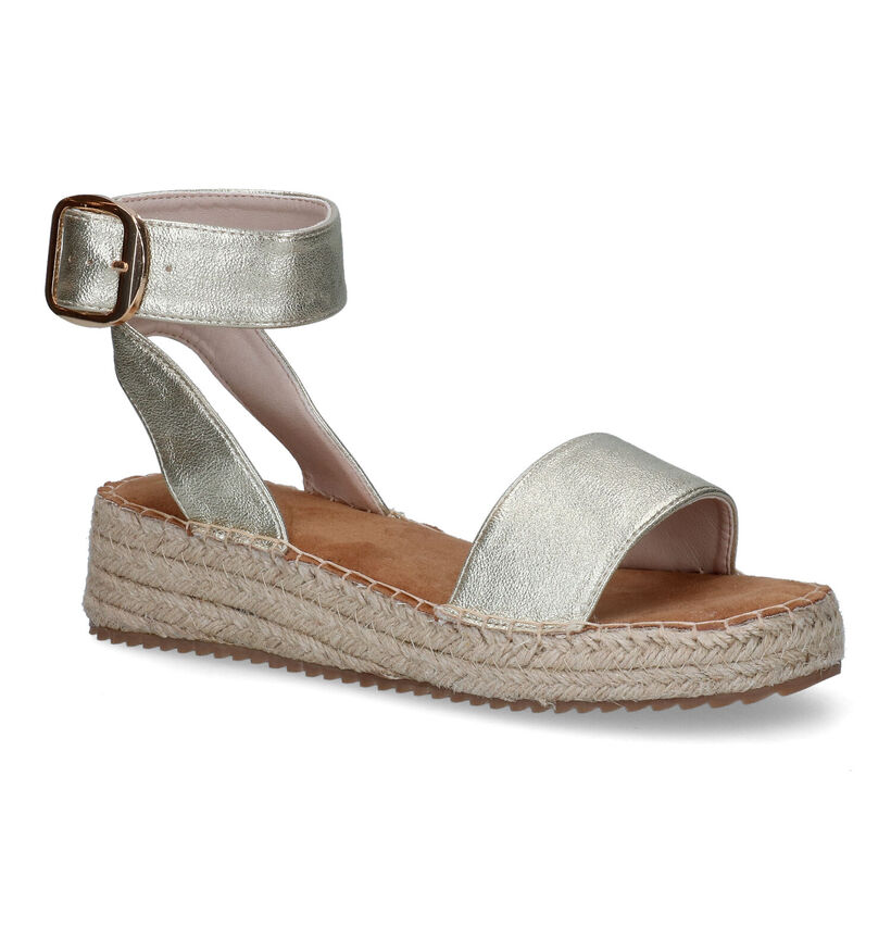 Poelman Espadrilles en Or en simili cuir (310330)