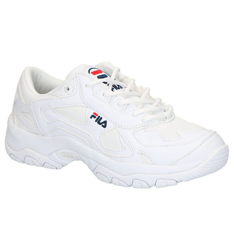 Fila Select Low Witte Sneakers in kunstleer (275055)