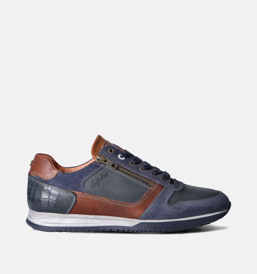 Australian Browning Widht H Blauwe Veterschoenen voor heren (353977) - geschikt voor steunzolen