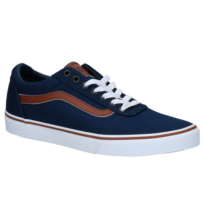 Vans Ward Baskets de skate en Noir pour hommes (337028)